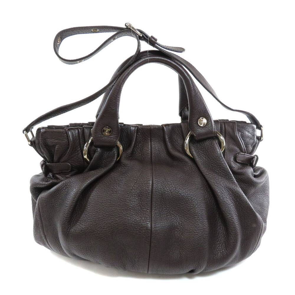 Celine leather handbag Black